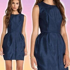 NWT KEEPSAKE the Label Resolutions Cocktail Occassion Dress Sz Medium Navy